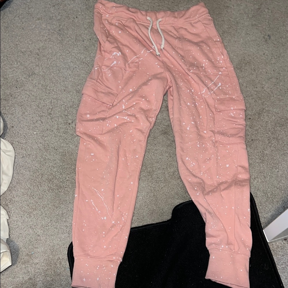 Kids Pink Jogger Pants